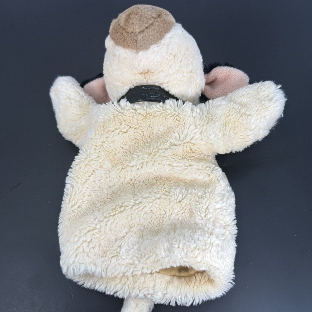 Rare Gund Milkshake 10" Plush Hand Puppet Cow Holstein Cream Curly Version UB - Picture 8 of 10